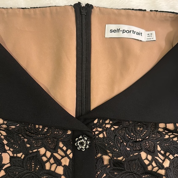 ‼️SALE‼️Self Portrait Black Lace Dress - Picture 5 of 6